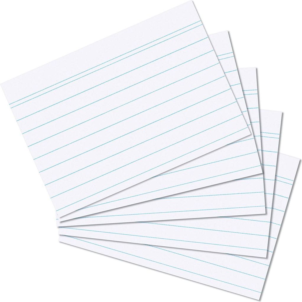 herlitz Fiches, DIN A5, lignées, blanches Image du produit 