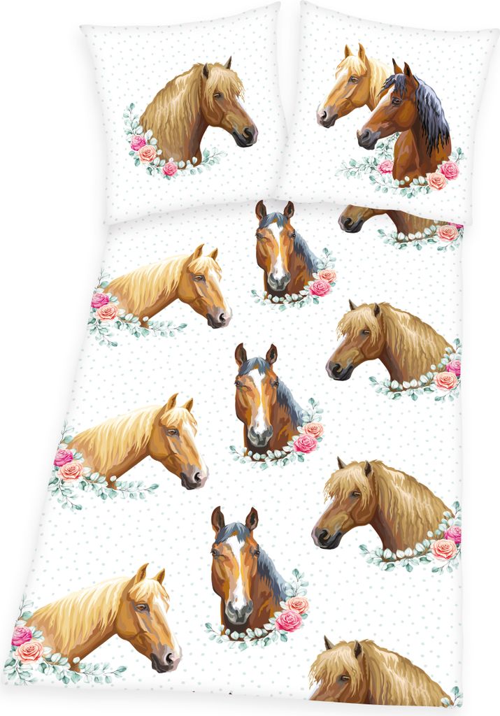 "Pferde ( HERDING Young Collection )" Bettwäsche / Produktbild 