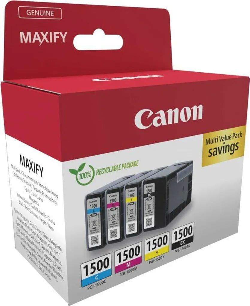 Canon PGI-1500 Originale | Efficienza Certificata per MAXIFY MB2150