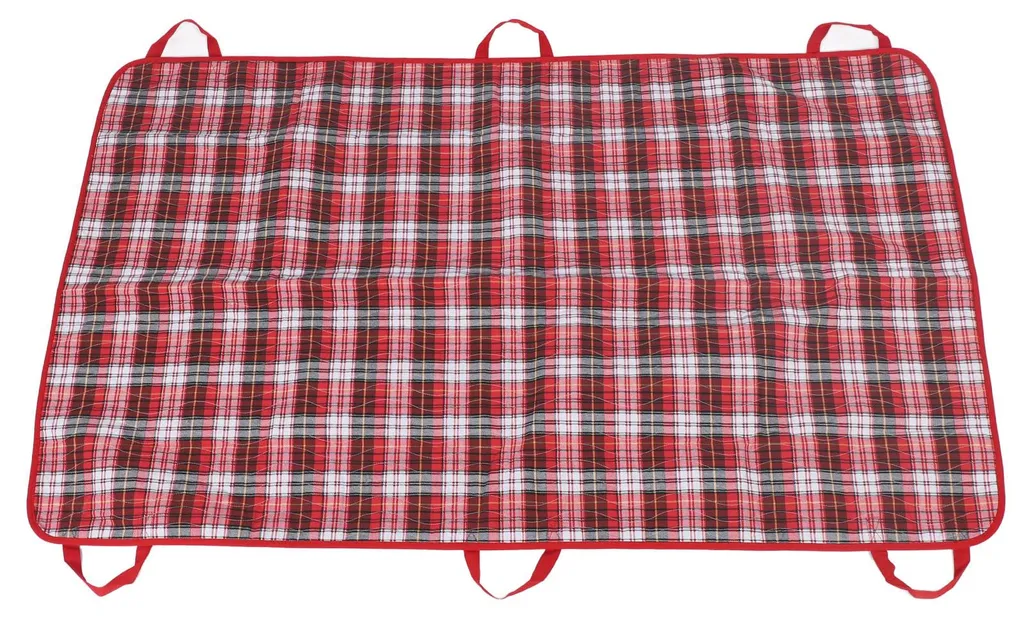 Alèse de transfert réutilisable rouge 90x150 cm avec poignées solides