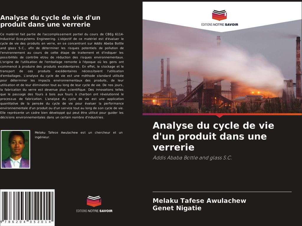 Analyse du cycle de vie d'un produit dans une verrerie