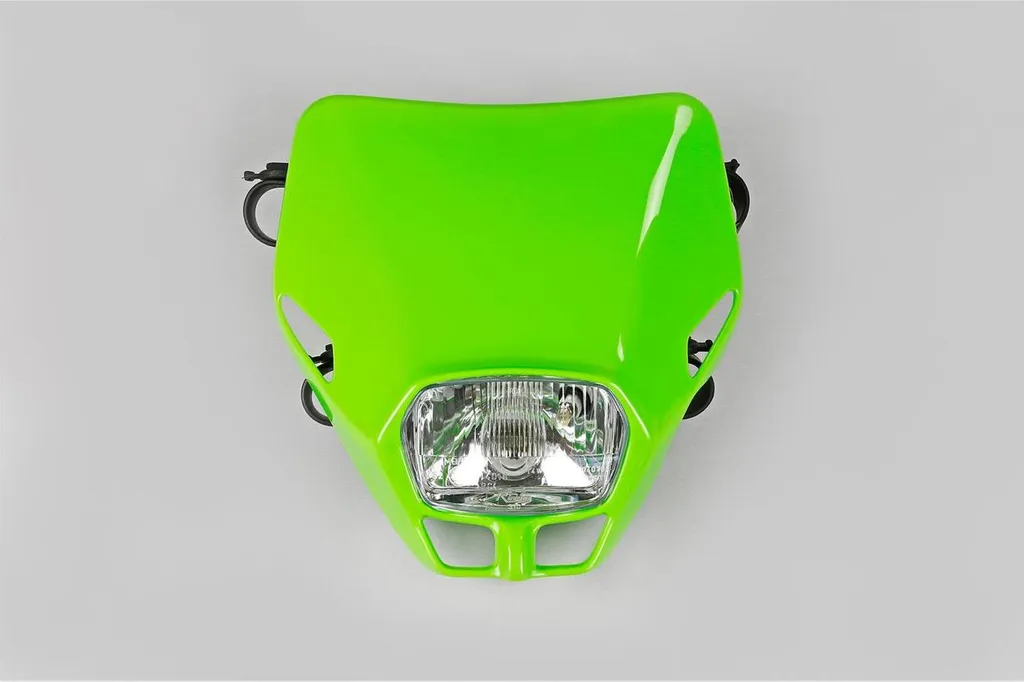 Projecteur Firefly UFO PLAST 12V 35W : Solution Éclairage Vert Moto