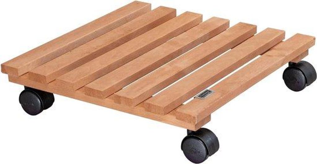 Kunststoff-Blumenwagen für Innenraum 35 x 35 x 8 cm mit 100 kg Tragfähigkeit