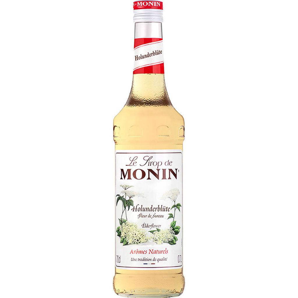 Monin Holunderblüten Sirup blumiges Aroma originelle Drinks Produktbild 