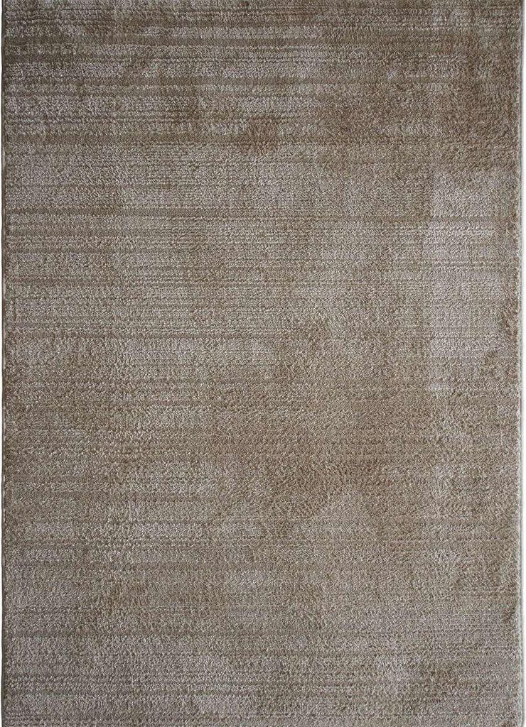 Zeitgenössischer Teppich aus beigem Polyester 160x240