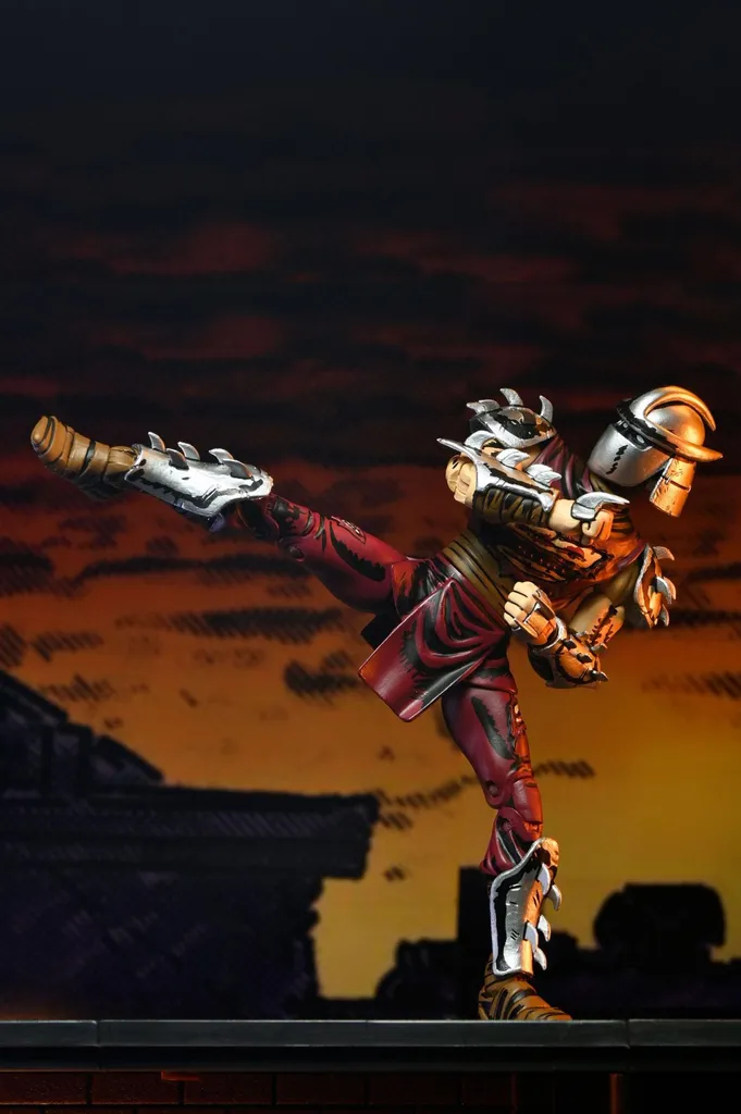 Figurine Shredder pour Diorama TMNT - Version 18 cm Combat Damage - 10
