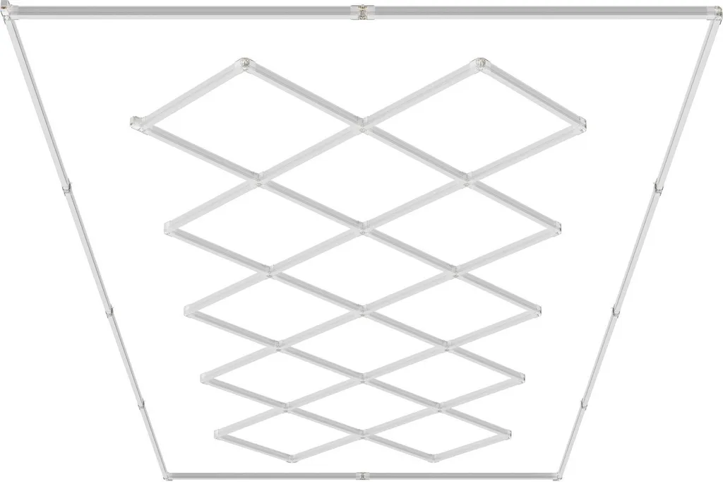 Lampe d'atelier LED 88000LM orientable à 5 panneaux ultra-lumineux