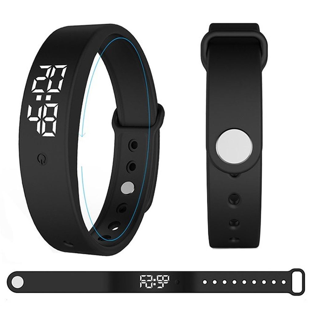Vibrations-Wecker-Armband mit Schnalle, 10 Tagesalarme, Produktbild 