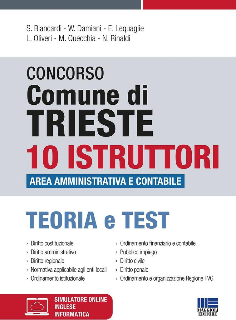 Biancardi, S: Concorso Comune di Trieste. 10 istruttori area