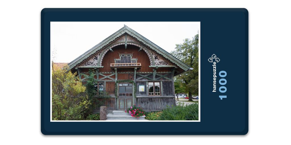 hansepuzzle 19184 - Gartenhaus Puzzle, 1000 Teile, Gebäude, 60,0 x 46,0cm mit hochwertiger Aufbewahrung, Kartonbox und wiederverschließbarem Beutel