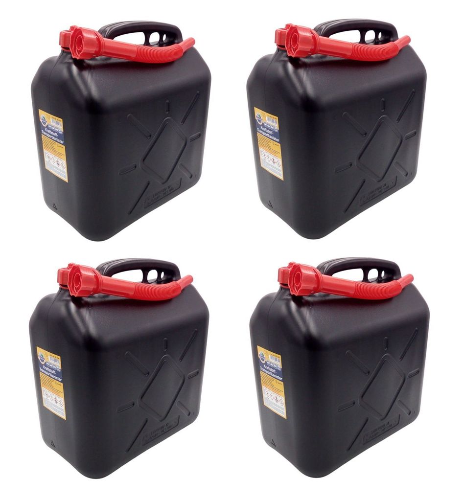 SIDCO Benzinkanister 2 x 10 L Kraftstoffkanister Reserve Kunststoff  Kanister UN-Zulassung: : Auto & Motorrad