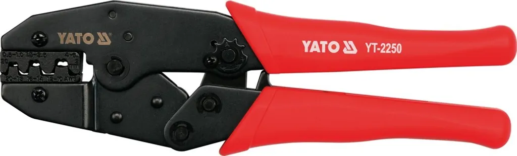 Yato YT-2250 Pinza Crimpatrice Professionale 0.5-6.0 mm2 per Connettori