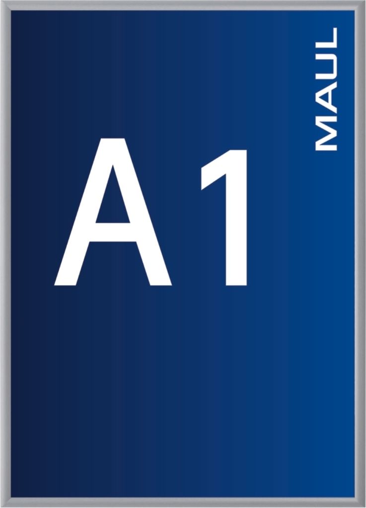 Klapprahmen standard A1 87,2x63,0x1,2 cm Aluminium Packung mit 5 Stück