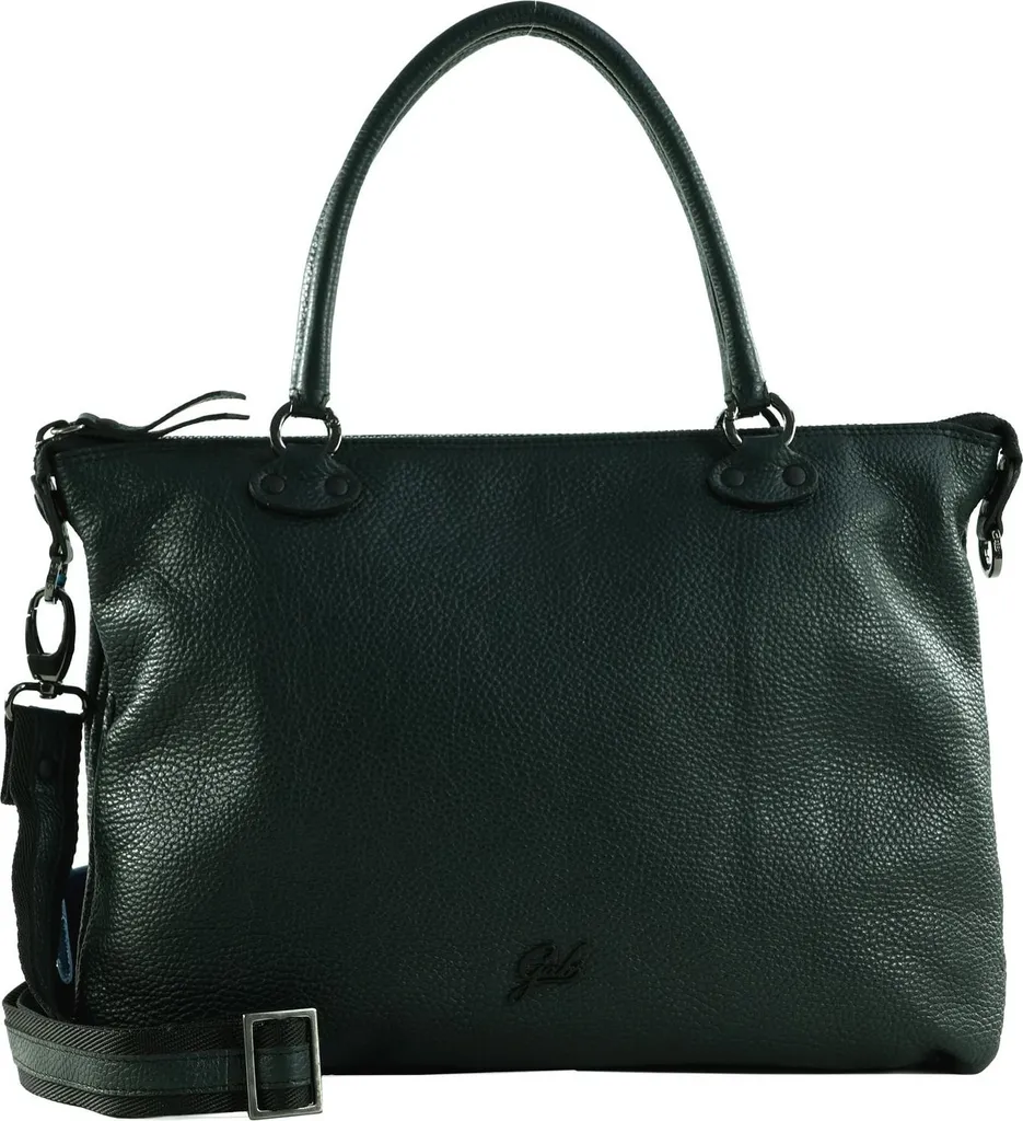 Sac Cabas Marilyn TG Gabs en Cuir Vert Abete avec Bandoulière Amovible