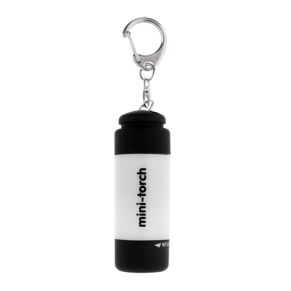 2 Stück paket Mini Light USB aufladbare Taschenlampe Pocket Schlüsselanhänger 