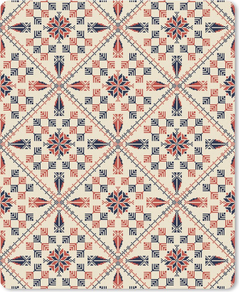 MuchoWow Mauspad Mousepad Abstrakt - Blumen - Design 30x40 cm - Mousepads - Maus Mat - Pad - Mausunterlage - Mausmatten