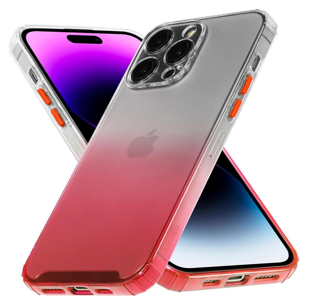 Farbverlauf Hülle für iPhone 14 Pro Schutzhülle Handy Case Kamera Schutz Cover