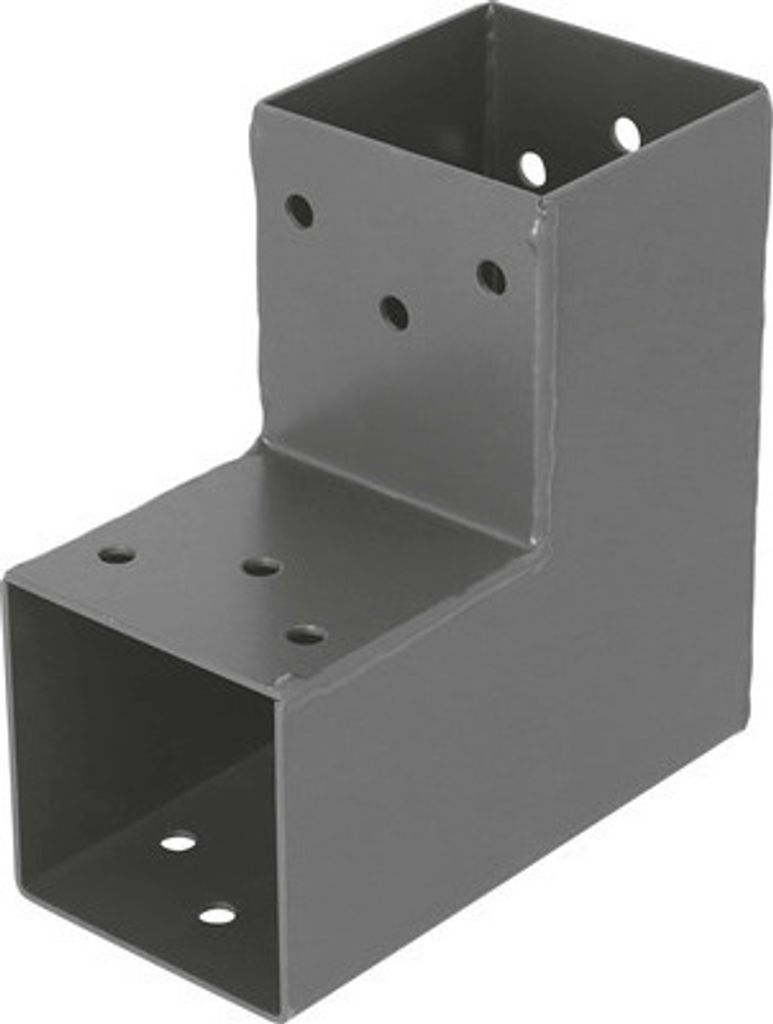 Steckverbinder Ecke 90°, 2 Enden, anthrazit, 71x71 mm, Typ Produktbild 