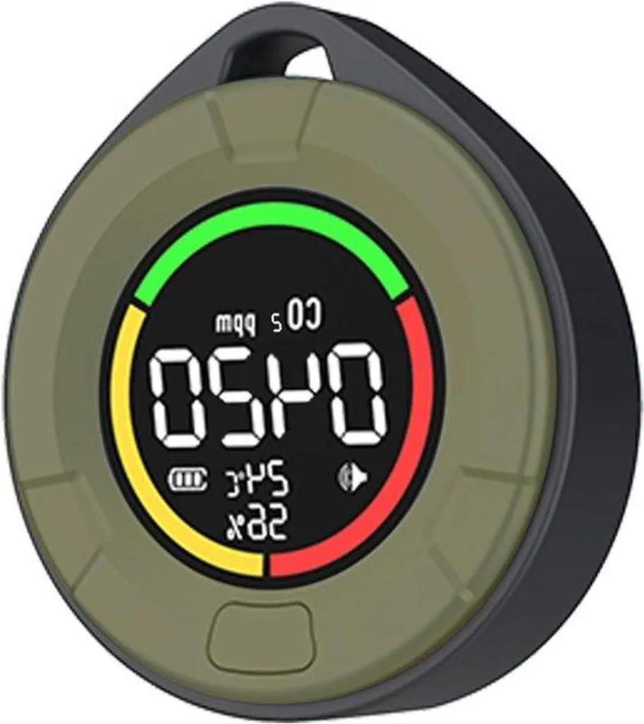 Moniteur de Qualité de l'Air CO2 Portable avec Mise à Jour Rapide 2s