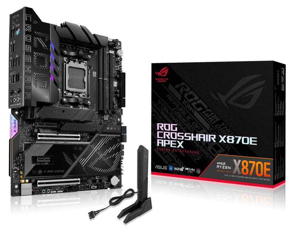 ASUS ROG CROSSHAIR X870E APEX, AMD, Sockel AM5, AMD Ryzen Produktbild 