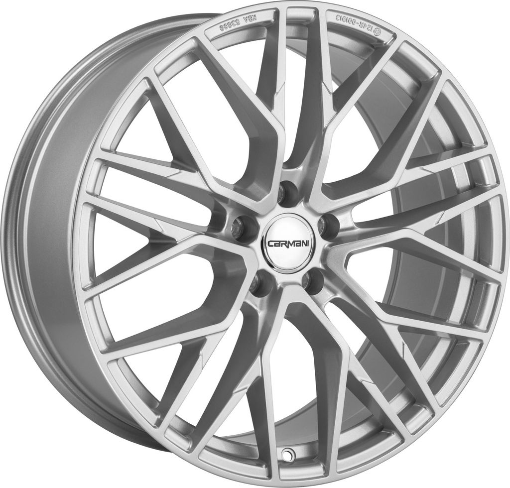 Carmani Felge 20 Ludwig 10.5 Zollx21 Zoll ET43 5x112 white silver CA2010521H343WS kompatibel mit Mercedes E-Klasse GLE M-Klasse S-Klasse