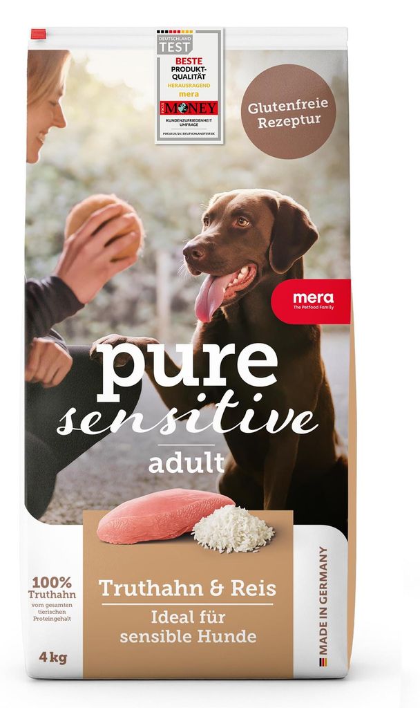 Mera Dog 4kg Pure Sensitive Dinde & Riz Immagine del prodotto 