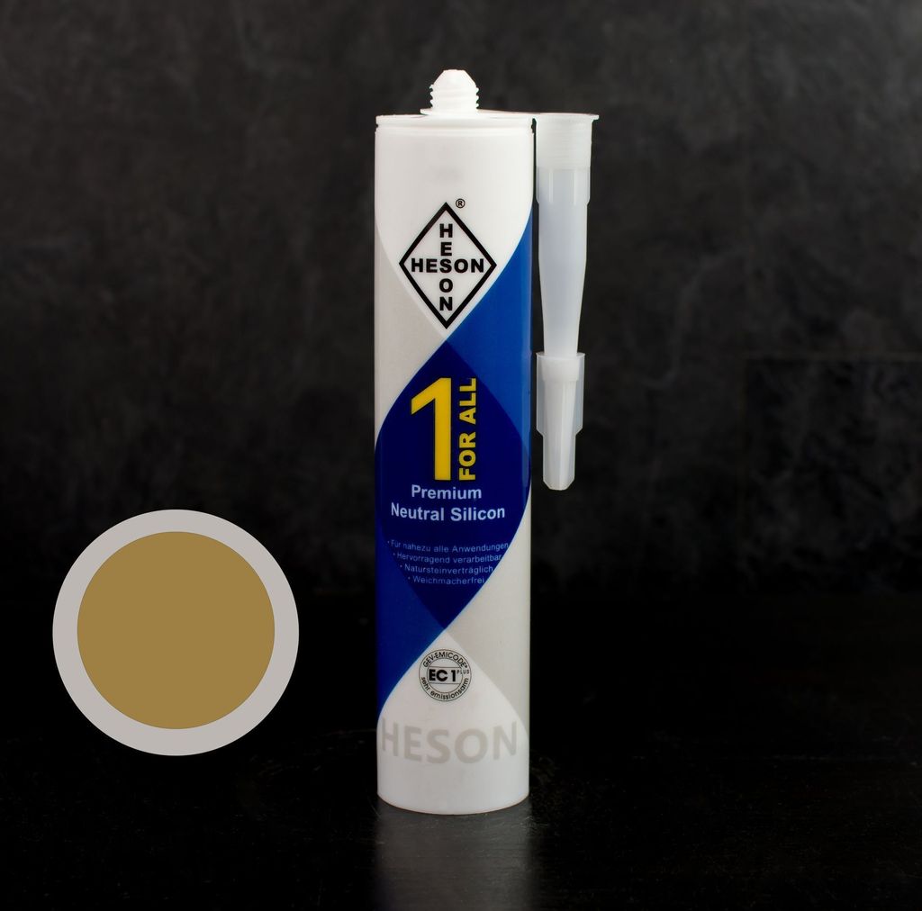 Heson Silicone 1forAll 310ml beige medio/faggio scuro Immagine del prodotto 