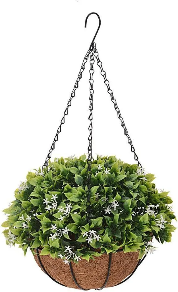 Fiore Artificiale Appeso in Vaso Design 4 | Arredo Interni Realistico