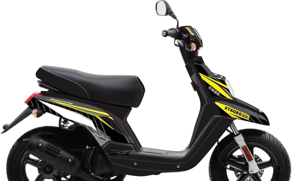 Stage6 Gelb Dekor Grafik Kit für Yamaha Bws nach 2004