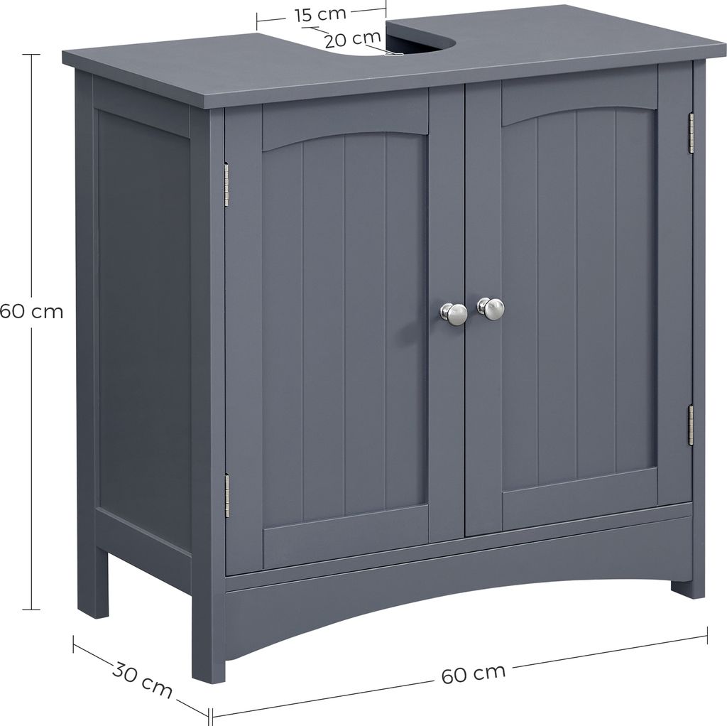 VASAGLE Waschbeckenunterschrank, Badezimmerschrank mit 2 Produktbild 8