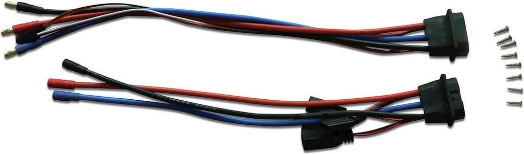 E-flite Wing Electrical Stecker Set: EC-1500 Twin 1.5m