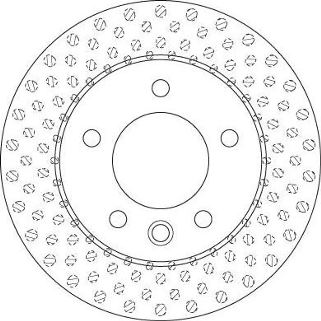 Disque de frein TRW DF6194S OE 9034210012 pour Mercedes Sprinter