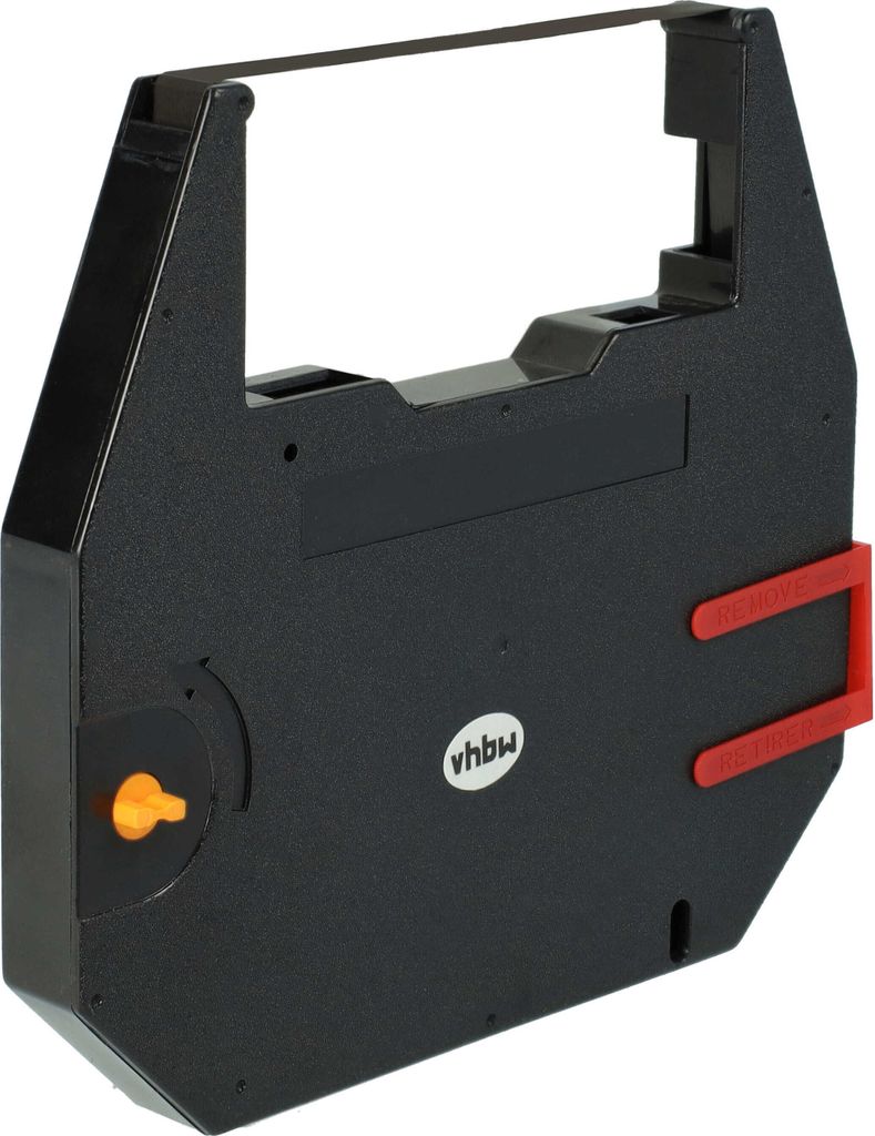 vhbw Farbband Schriftband kompatibel mit Hermes Toptronic 110, 17-2, 14 B, 12, 14 A, 17-1, 14 D, 10 Nadeldrucker, Bondrucker - Carbonband, Schwarz