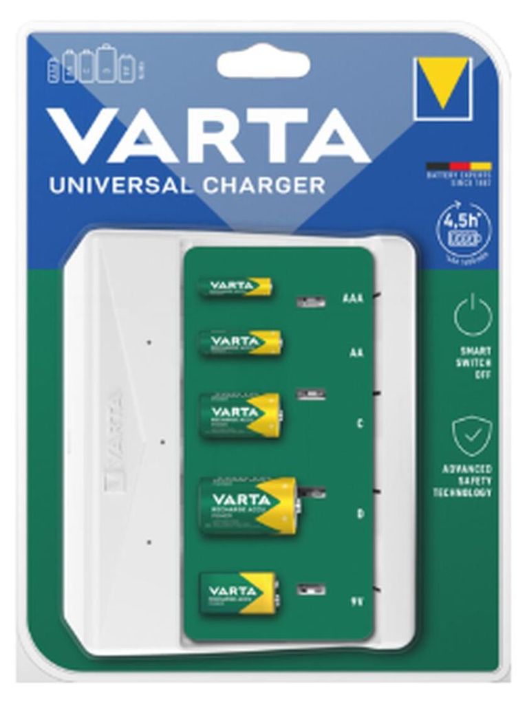Akku-Ladegerät Varta 57658 Universal