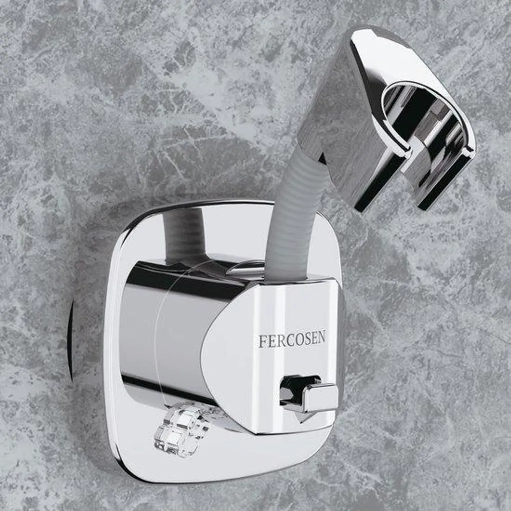 Support douchette universel rotatif en inox pour barre de douche de 22mm