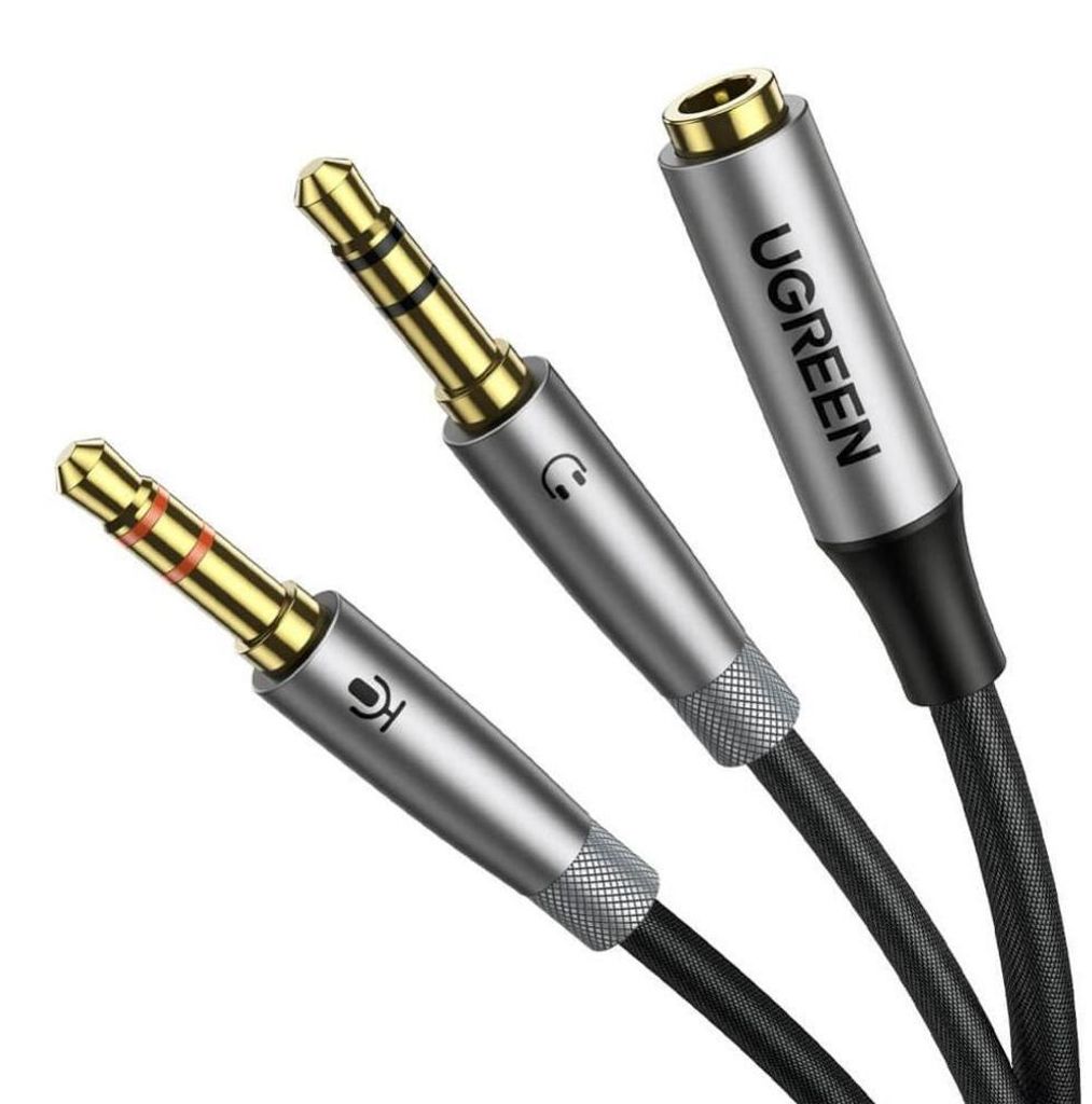 Ugreen kabel rozdzielacz AUX 3,5 mm mini jack (eski) - 2x Zdjęcie produktu 