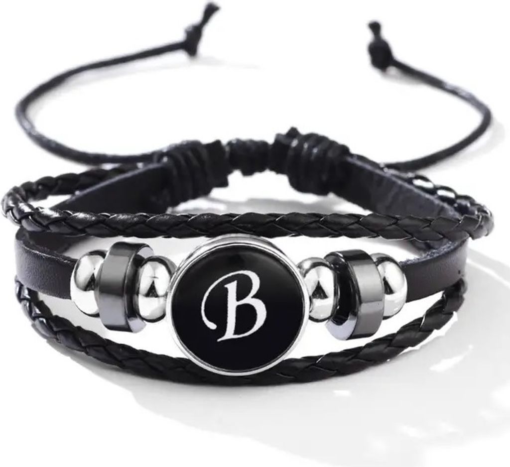 Elegantes Armband Alphabet - B für Uni KP30394 Produktbild 