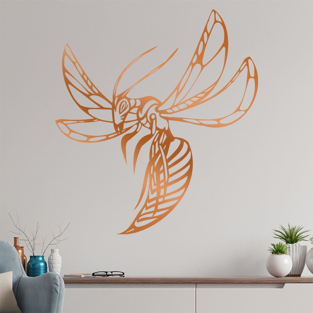 Killer Insekt Wandtattoo in 6 Größen - Wandaufkleber Wall Sticker - Dekoration, Küche, Wohnzimmer, Schlafzimmer, Badezimmer
