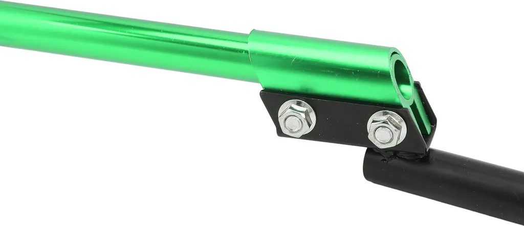 Guidon de moto 22 mm réglable universel vert pour ATV et scooter