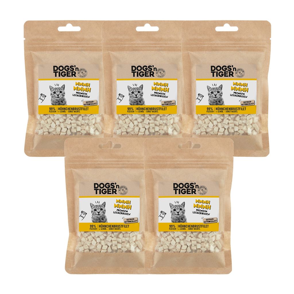 Dogs’n Tiger Adult Katzen Snacks Mmmh mmmh, Leckerlies, 99% Produktbild 