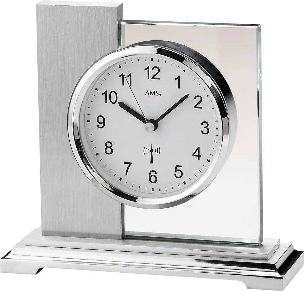 Horloge AMS 5141 Blanc - Cadran Épuré et Mécanisme Quartz Haute Précision