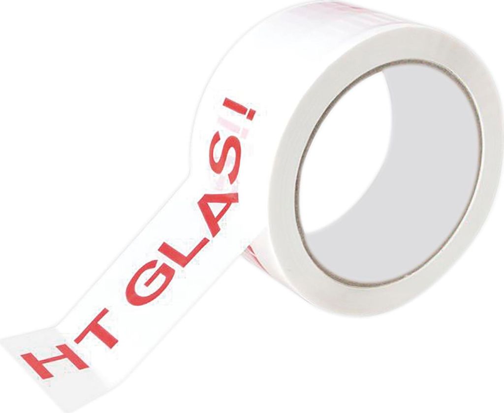 Klebeband "VORSICHT GLAS" 50 mm/66 m