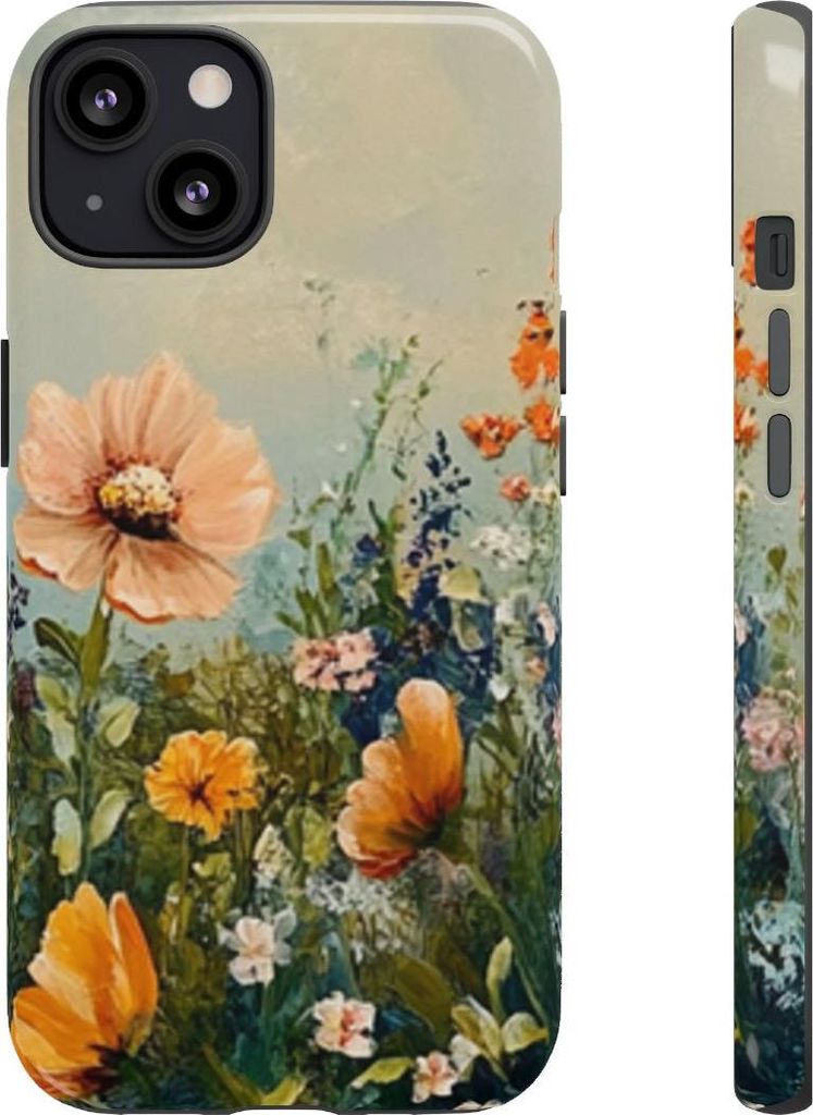 Blühende Wildblumenwiese – Hülle Kompatibel mit iPhone 13
