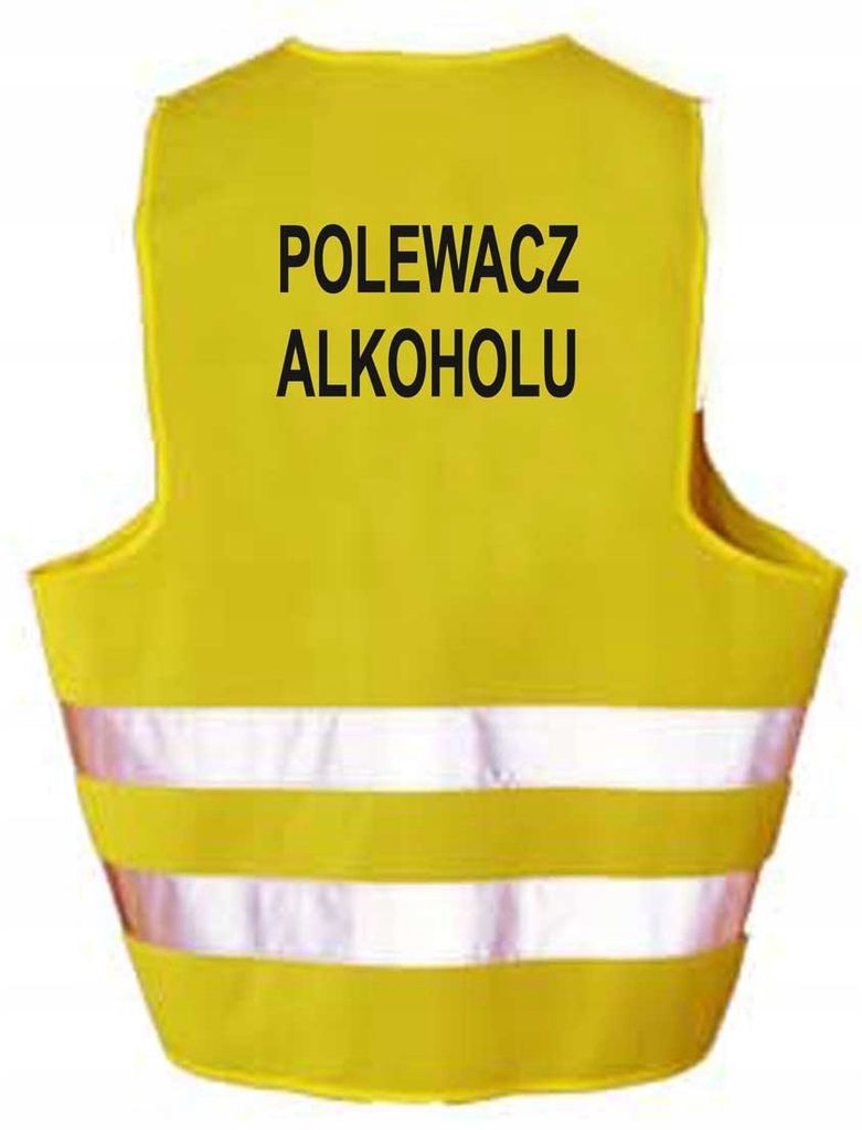 Kamizelka odblaskowa imprezowa POLEWACZ ALKOHOL Zdjęcie produktu 
