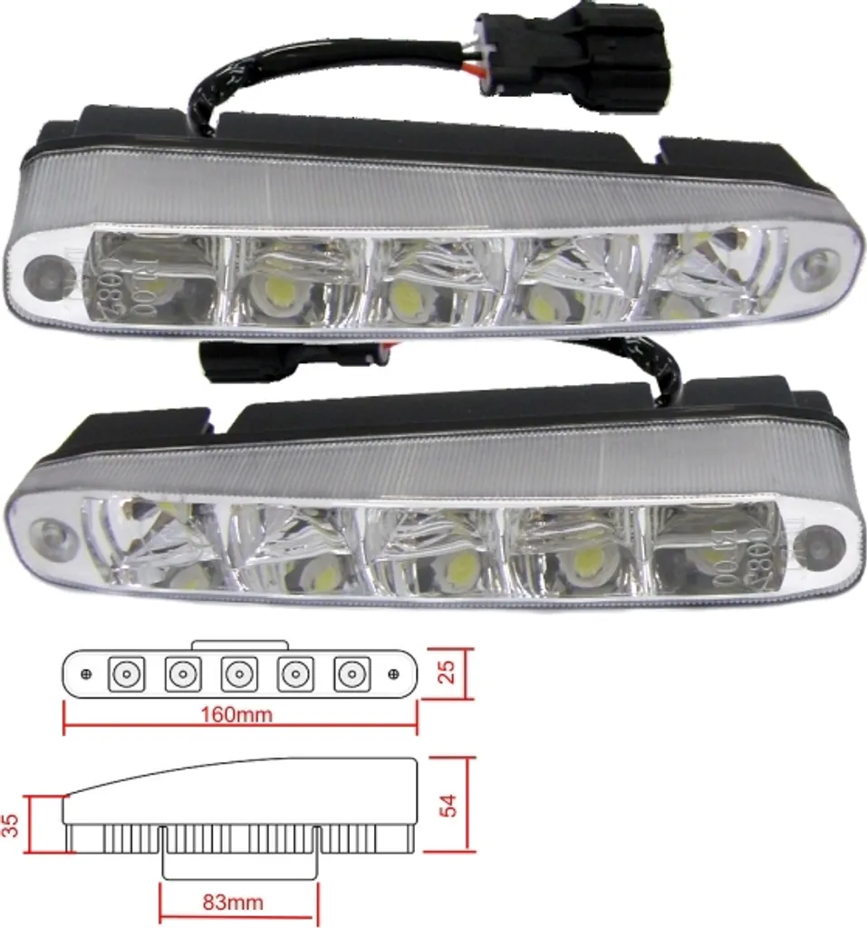 Kit DRL TL03 Universale: Luci Diurne LED Omologate per Sicurezza Stradale