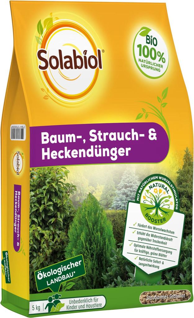 Solabiol Baum-, Strauch- & Heckendünger - 5 kg