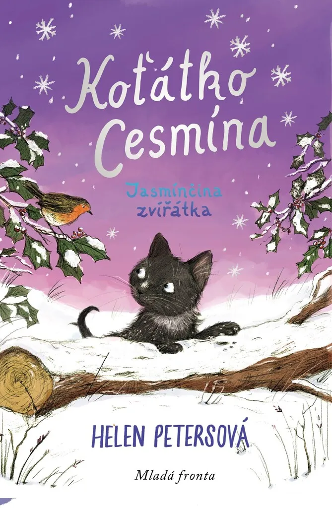 Livre Enfant Le Chaton Cesmína Jasmínčina zvířátka de Helen Peters 12cm