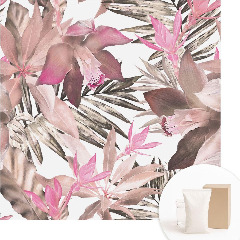 Fototapete - Wandbilder für Wohnzimmer - 250x250 cm - Dekorative Wandfolie - Modernes Design für Wanddekoration - Tapeten für Innenräume - Exot...