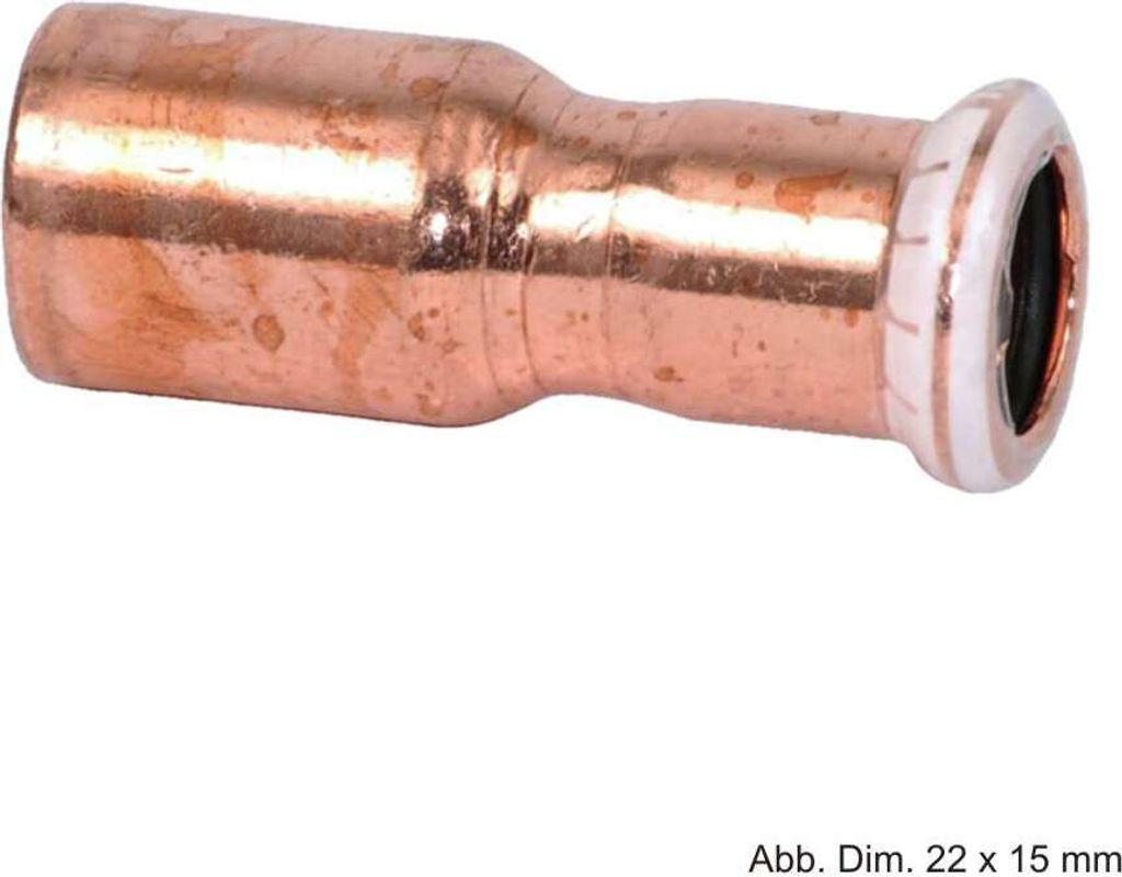 Geberit GE Mapress, Kupfer, Reduktion, mit Einschubende, d18 x 15mm, 1 Stk.