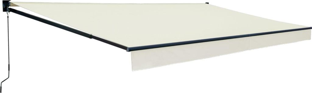 Store banne SAULE 3,95 × 3m - Toile beige et structure Image du produit 
